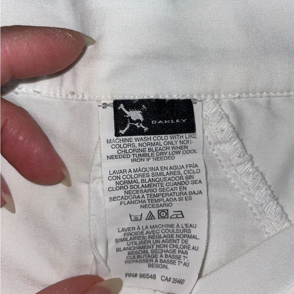 Oakley, White Pro-Shorts, Size 36 - Picture 3 of 5